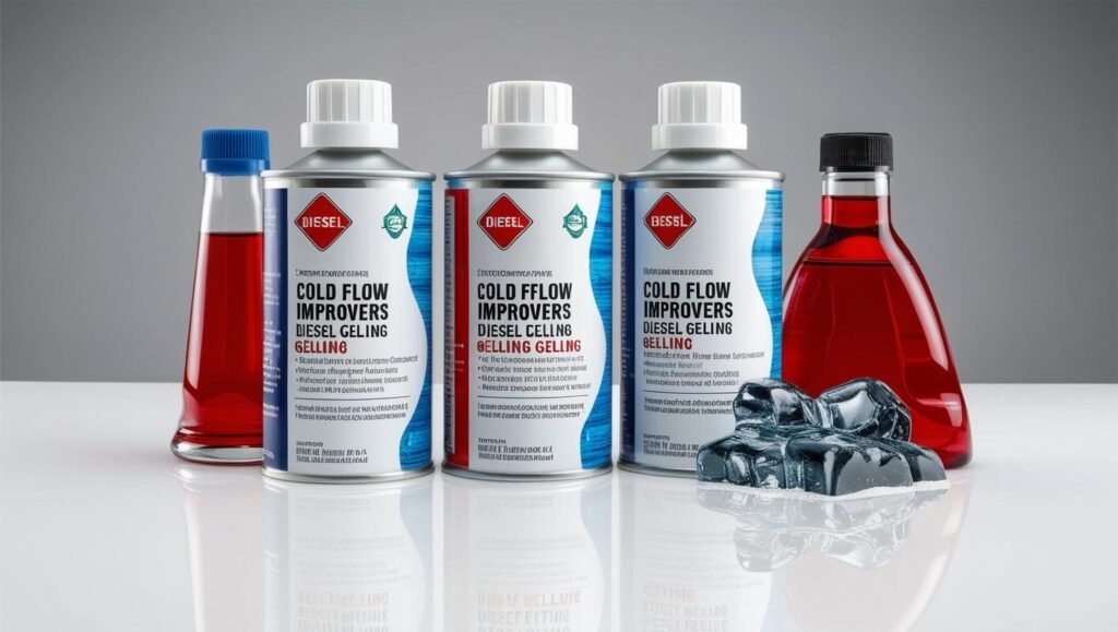 Cold Flow Improvers Essential for cold climates, these additives prevent diesel gelling and maintain flowability in freezing conditions.