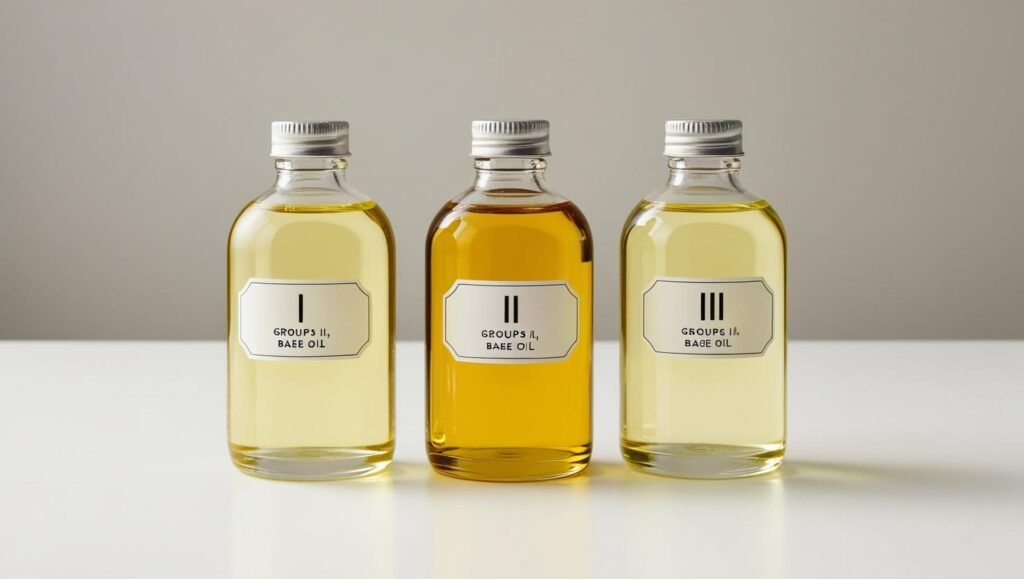 Base Oils (Groups I, II, III) Refined base stocks for formulating high-performance lubricants. Offer excellent viscosity control, oxidation stability, and thermal resistance.